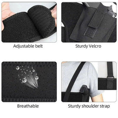 Concealed Carry Shoulder Holster – Universal Fit, Quick Draw, All-Day Comfort