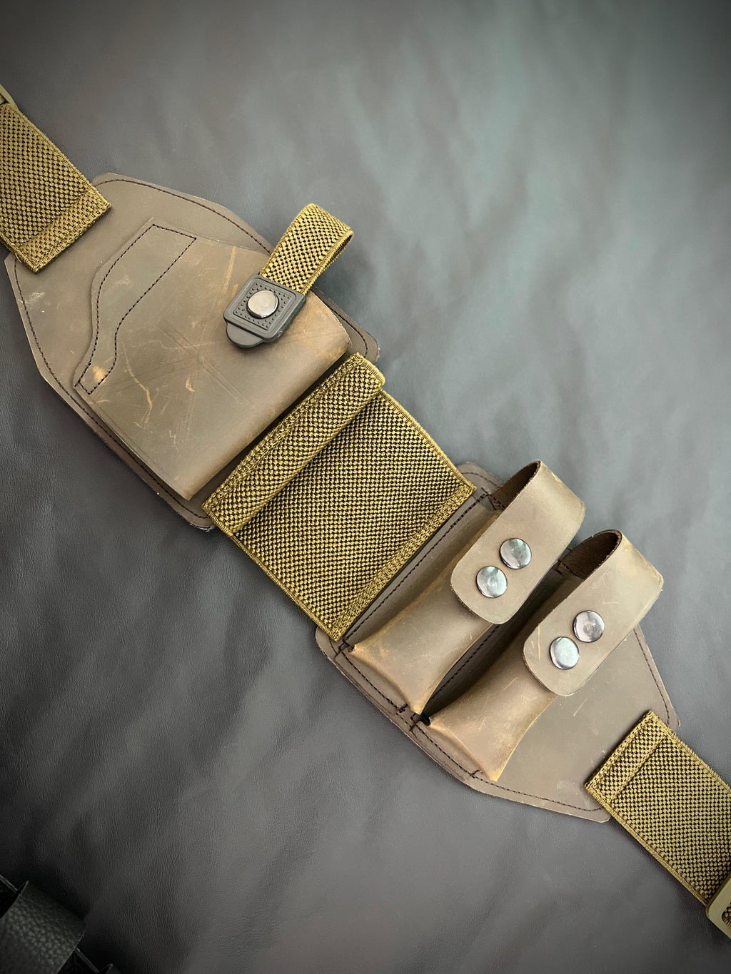 Leather Elastic Belt + Grip + Cleaning Kit 3in1 Deal