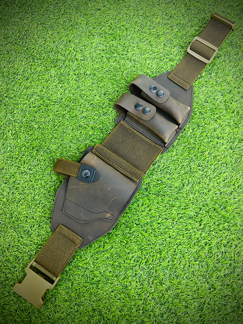 Leather Elastic Belt + Grip + Cleaning Kit 3in1 Deal