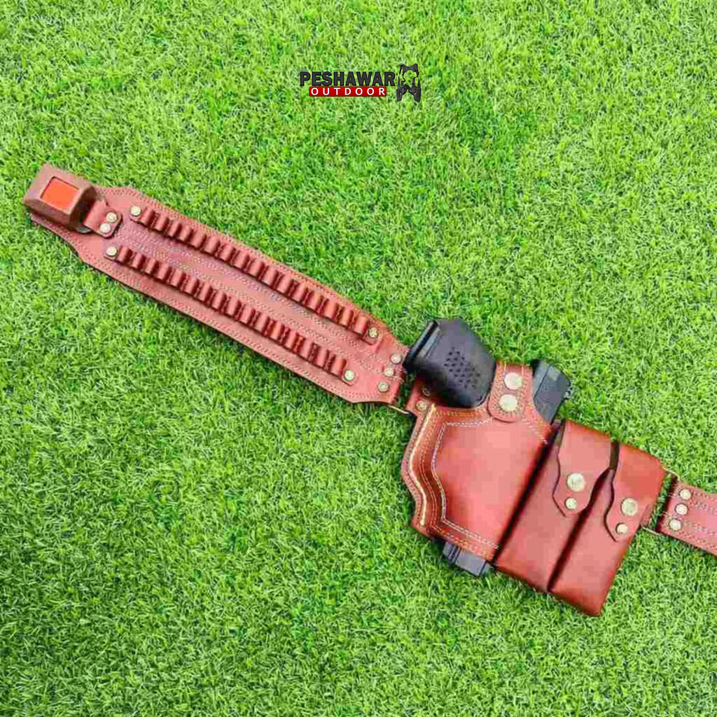 Handmade Leather belt + Cleaning kit 2in1 Deal